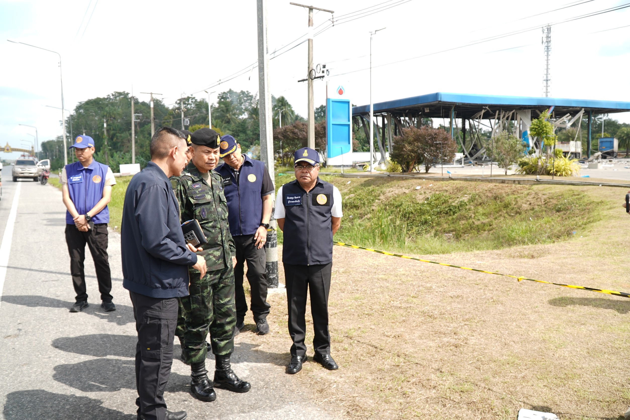 3 ฝ่าย แถลงคืบหน้าเหตุระเบิดปั๊มน้ำมัน 11 จุด ผลตรวจสอบนิติวิทยาศาสตร์ พบเชื่อมโยงความมั่นคง เป็นกลุ่มขบวนการ BRN ขณะที่มูลค่าความเสียหายทางเศรษฐกิจ 118 ล้านบาทเศษ
